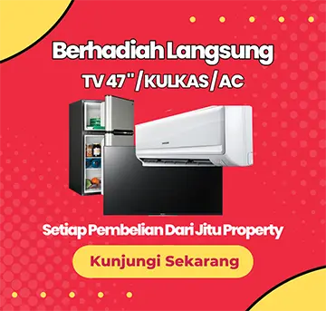 Banner Berhadiah TV Kulkas AC di Jituproperty.com